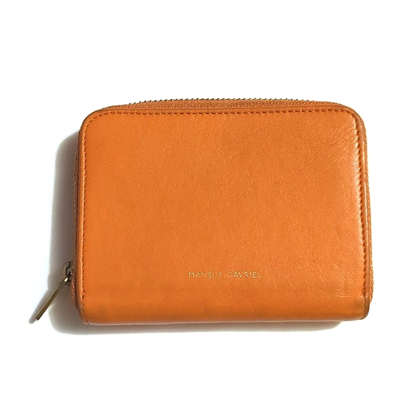 Mansur Gavriel Handbags - Mansur Gavreil leather mini zip up card wallet